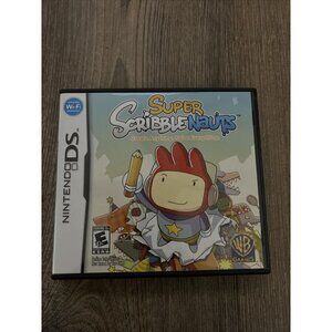 Super Scribblenauts (Nintendo DS, 2010) Complete Tested with Manual